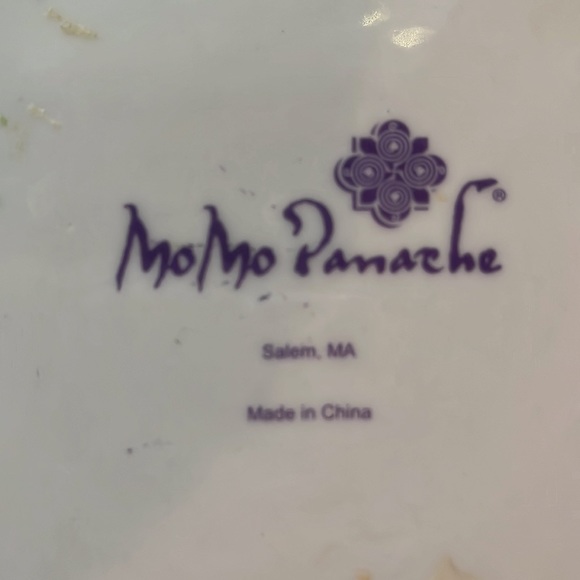 Mo Mo Panache Paisley Salad Plates Set of 3 - Picture 3 of 3